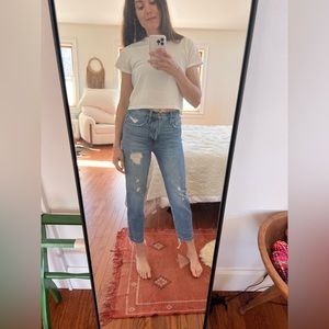 Madewell straight leg jeans